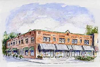 Painting of shops and appartments Indianapolis
