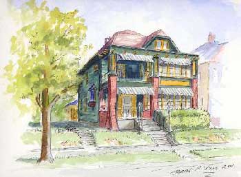 Painting of house Indianapolis
