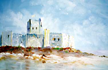 Painting of Carrickfergus Castle