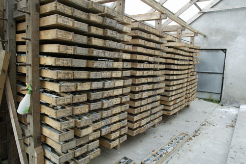 Boxes of sample cores