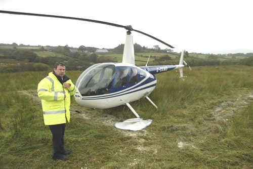 Rodger prepares for takeoff