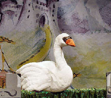 Swan puppet