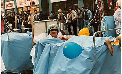A bed on the move
