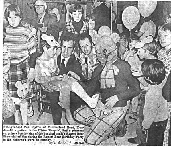 Ruperrt meets a young patient