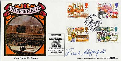 First day cover of Chipperfield stamps